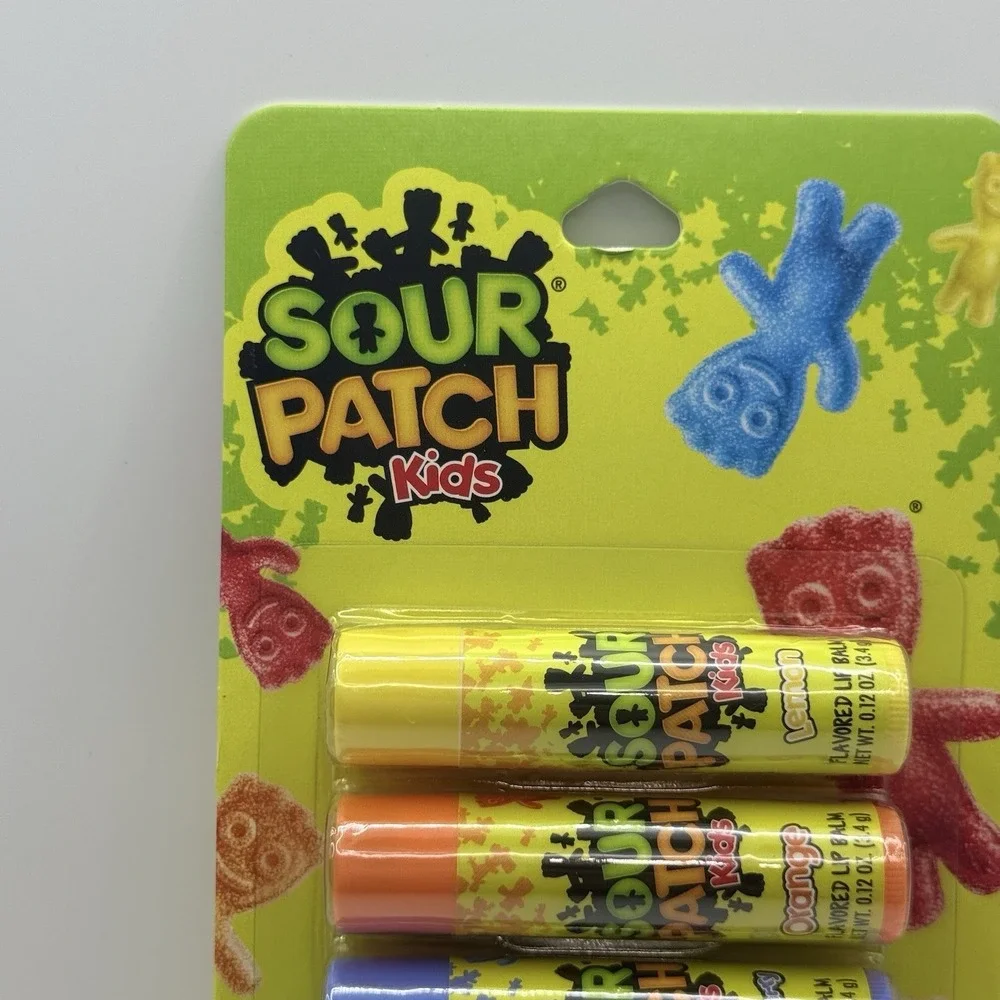 Sour Patch Kids 8 Flavored Lip Balms Assorted Pack 0.96 oz.